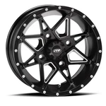 Itp Storm Wheel 15X7 4/110 Tornado Blk 5+2 LT-A500X Kingquad Axi Irs (2011-2018). Fixed Price $182.95.