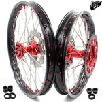 Kke 19/21 Mx Rims Red Nipple Wheel For Honda CRF250R 2004-2013 CRF450R 2002-2012. Fixed Price $540.55.