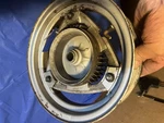 1985 Honda Elite CH150 Rear Back Wheele Rim Lot 2941. Fixed Price $35.00.