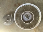 1972 Bmw R75 Complete Oem Front Wheel Assembly. Fixed Price $125.00.
