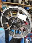 Oem Honda Motorcycle Rear Wheel X 1984 Goldwing 1200 Asp 42660-MG9-315. Fixed Price $100.00.