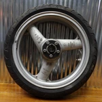 02-05 Kawasaki ZZR1200 ZX1200C Front Wheel Rim Good Tire 41073-1618-V5. Fixed Price $119.92.