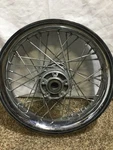 Front Wheel Profile Smooth Harley Touring Flh Bagger Dual Disc 1" Glide New T/o. Fixed Price $300.00.