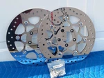 Harley Polish 11.8 Front Split 7 Spoke Brake Disc Rotors 20-25 Lowrider Fxlrs. Fixed Price $279.00.