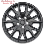 Auto Drive 16 Inch Black Hubcap Wheel Covers - Set Of 4 Fits Most Cars New. Fixed Price $42.47.