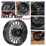 18X5.5 Fat Spoke Rear Wheel Rim Cush Drive For Harley Touring Electra Glide 09+. Fixed Price $290.26.