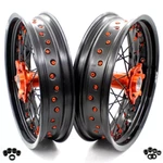 Kke 17" Supermoto Wheels Rims Fit Ktm Sxf Excf 125-530CC 2003-2026. Fixed Price $759.00.