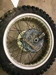 77,78,79 Yamaha DT-250 Rear WHEEL,1M1-25311-00-98. Fixed Price $149.00.
