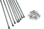 Excel Colorworks Mx Rear Spoke And Nipple Set Stainless 1.85 (XS0-11167). Fixed Price $81.63.