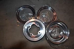 Pair Sti Polished Beadlock Atv Rims 10X5, Kawasaki,kxf 400/450R,V Force,quad. Fixed Price $259.97.