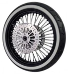 21X3.5 48 Fat Black Spoke 08-UP Wheel 120/70-21 Shinko Tire Kit Harley Touring. Fixed Price $1839.00.