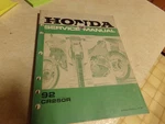 Honda 1992 CR250R Service Repair Manual. Fixed Price $45.99.