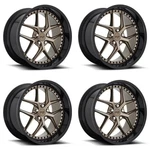 Set Niche M227 Vice 20X10.5 5X112 Bronze Black Bead Ring Wheels 20" 40MM. Fixed Price $940.00.