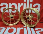 Aprilia RSV4 Factory Gold Forged Wheel Set * 2009-2025 Oem Evo. Fixed Price $2995.00.