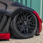 20" Rohana RFX17 Black Forged Concave Wheels Rims Fits 2015-2022 Lexus Rc. Fixed Price $2752.00.