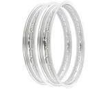 Rising Sun Silver Aluminum Rim Set - Honda CB750F Super Sport 1975 1976. Fixed Price $179.95.