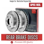 Brake Discs Pair Rear For Bmw E91 231BHP 3.0 330D 04- 08 CHOICE1/2 Diesel Apec. Fixed Price $110.41.