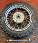 1997-2006 Ktm 50 Mini Junior Senior Front Wheel With Axle 45109001344. Fixed Price $95.00.