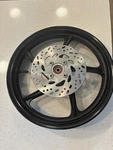 Suzuki Address UK110 Front Wheel 14 And New Rotor + Bearings. Fixed Price $108.00.