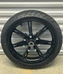 Harley Davidson Front Dunlop Tire Rim Wheel 130/70 B18 - Description For Details. Fixed Price $380.00.