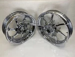 Harley-davidson 2013 Road King Cvo Wheels Agitator Chrome Nice! 19X3.5 18X5. Fixed Price $1295.00.