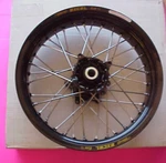 03-06 Kawasaki KX125 KX250F KX450F RMZ250 Talon Black Rear Wheel 17X4.25. Fixed Price $639.99.