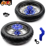 Kke 17" Wheels Tires Kit Fit Yamaha WR250F WR450F 2003-2018 Supermoto Rims Set. Fixed Price $996.55.
