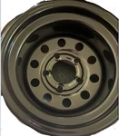 Itp (i.t.p.) Delta Steel Wheel Black 12X7, 2+5, 5/4.5 1229778014/1222866014B. Fixed Price $77.99.