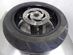 Harley Sportster XR1200 Rear Back Wheel 17" Rim Tire & Rotor 43107-08. Fixed Price $366.02.