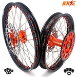 Kke 21/18 Cast Wheels For Ktm Sx Xcw Exc 125-530CC 2003-2026 With Disc. Fixed Price $569.00.
