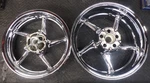 Yamaha R1 04/14 Chrome Plated Factory Wheel Set - Outright Purchase. Fixed Price $1499.99.
