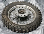 1986-87 Honda XR200R Oem Rear Rim Tire Wheel Sprocket. Fixed Price $274.05.
