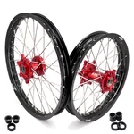 Kke 21/18" Motorcycle Wheels Rims Fit Beta Rr 2013-2024 Cnc Red Hubs Dirt Bike. Fixed Price $529.00.