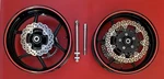 2012 - 2016 Kawasaki Ninja EX650 Oem Front Rear Wheel Rim Brake Rotors Good. Fixed Price $415.00.