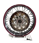 2004 - 2006 Victory Vegas Oem 18" Rear Wheel Rim Chrome Spoked Behr Brake Rotor!. Fixed Price $185.00.
