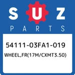 54111-03FA1-019 Suzuki WHEEL,FR(17M/CXMT3.50) 5411103FA1019, New Genuine Oem Par. Fixed Price $1072.51.