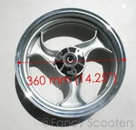 Aluminum 13" Gas Scooter Front Rim Max 1350N For Peace Sports,roketa 130/60-13. Fixed Price $88.23.