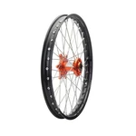 Tusk 1418490006-568C1F Impact Complete Wheel- Front 21 X 1.60 Black Rim/silver. Fixed Price $312.44.
