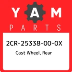 2CR-25338-00-0X Yamaha Cast Wheel, Rear 2CR25338000X, New Genuine Oem Part. Fixed Price $2252.31.