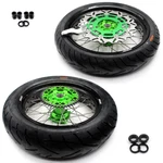 Kke 17" Supermoto Tires Wheels Fit Kawasaki KX125 KX250F KX450F 2006-2018. Fixed Price $1049.00.