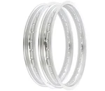 Rising Sun Silver Aluminum Rim Set - Honda CB750K Four 1969 1976. Fixed Price $179.95.