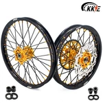Kke 21/18 Enduro Wheels Rims Set Fit Suzuki DRZ400SM 2005-2024 Disc Cnc Gold Nut. Fixed Price $659.37.