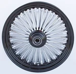 Ultima 37-535 Black Fat King 48 Spoke Front Wheel W/ Billet Hub 16"X3.5" 1" Axle. Fixed Price $509.94.